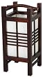 Unique Design Simple Best Price Quality - 14" Akida Japanese Style Wood & Paper Shoji Lantern Bedside Table Lamp J151