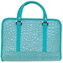 Gigi Chantal Turquoise Faux Alligator Bible Cover