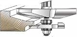 Raised Panel Router Bit with Undercutter: 15 Deg. Straight Profile