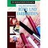 Mit Zeichenkohle. R�tel und Farbkreiden