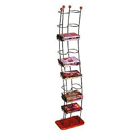Wave Innovative Steel and Cherry Storage Tower