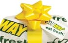 SUBWAY Gift Card $25 Gift Wrapped Design