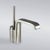 IMAGE OF Euro Modern Contemporary Bathroom Vanity Sink Lavatory Faucet Brushed Nickel