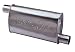 Dynomax 17684 Super Turbo Aluminized Steel 2 1/4 Inlet, 2 1/2 Outlet Muffler
