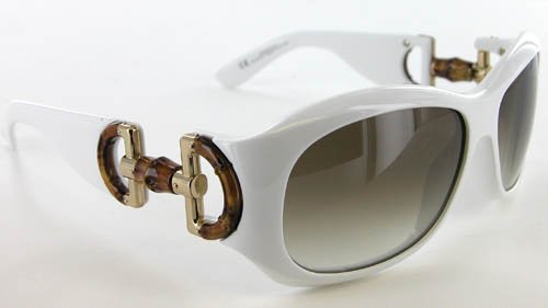 Gucci 2970 Oval Style Sunglasses - White