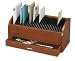 Deluxe Bill Organizer - organize your bills (Oak) (8H x 17W 8D)