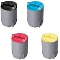 Multipack 1 Black 1 Cyan 1 Magenta 1 Yellow Compatible Replacement Toner Cartridges for use in Xerox Phaser 6110 6110MFP 6110VN 6110N 6110VB 6220 6220MFP Laser printers Replacements for 106R01274 Black,  106R01271 Cyan,  106R01273 Yellow,  106R01272 Magenta by GFS