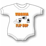 Virginia Flip Cup 5 Baby Ultrasoft Onesie