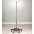 CLINTON STAINLESS STEEL IV POLES (NOT MRI COMPATIBLE) Six leg, SS, 6 hook IV Pole Item# IVS-7336