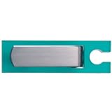 KNICKS - PETROLBLAU +++ pfiffiger Kabelhalter aus Acryl und Federstahl +++ für Tischplatten bis 4.5 cm +++ DESIGNED IN BERLIN