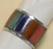 Decorative Napkin Rings With Inlaid Bone Set / 6
