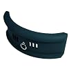 Matt black solid fuel 16" curved fire fret / fire front