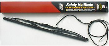 18 Safety Blade. All Season Thermostat Controlled Silicone Heated Wiper Blade