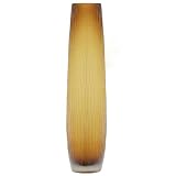 Aussem Glassware 104592 Amber Etched Vase-Large by Aussem Glassware