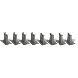 Bachmann Trains 8 PC. E-Z TRACK Tall Pier Set by Bachmann