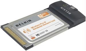 Belkin F5D8010 Wireless Pre-N 802.11x Pre-N Notebook PC Card Adapter