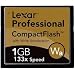 Video Games : Lexar CF1GB-133-380 Professional Series CompactFlash (Retail Package)