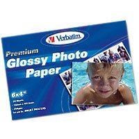 Verbatim 6"x4" Premium Glossy Inkjet Photo Paper 24 Sheets (254gsm)