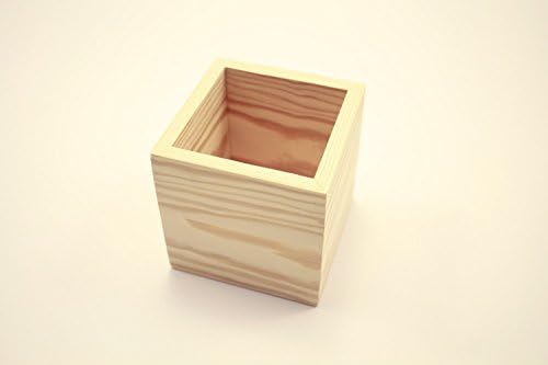 5 x 5 x 5" Wood Box. Unfinished/Natural