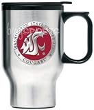 Washington State Cougars Stainless Steel Travel Mug