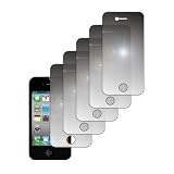 EMPIRE 5 Pack of Mirror Screen Protectors for Apple iPhone 4 [EMPIRE Packaging]