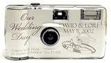 Personalized Silver Ring Wedding Camera - 12 Pack