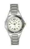 Seiko Steel Bracelet Date Window White Dial Women's watch #SXDA17