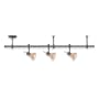 Royce Lighting RDTRK94500-27 Focus Three-Light Directional Track Kit. Line Voltage Peruvian Bronze with Sepia Tinted Globes