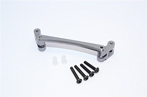 Axial Yeti XL Monster Buggy Upgrade Parts Aluminum Steering Mount - 1Pc Set Gray Silver