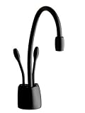 Insinkerator F-HC1100BLK Black Hot & Cold water dispenser. Lever handle, 2/3 gallon tank