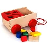 Shapes Pull Wagon Sorting Toy