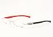 Tag Heuer Eyeglasses 8107 Black/Red 002 TagHeuer Optical Frames