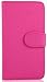 iPhone 5, 5s & itouch 5G PU Leather wallet case (Pink)