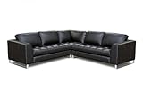IMAGE OF Diamond Sofa Valentino 3-Piece L-Shaped 2-Arm Pillowtop Sectional with Metal Leg