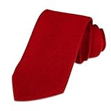 Forzieri Solid Red Cashmere Tie