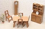Greenleaf Dollhouse Furniture Kit Dining Room 72G-02, 1 Item(s)/Order