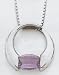 Silver Amethyst Necklace - SW126