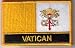 Country Flag Embroidered Patch T9 - Vatican City