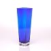 Silhouette Glass Vase - Blue, 14 in H