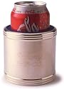 Silver Plated Can Koozie - Free Engraving