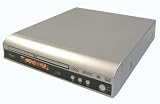 Fuze ディスプレイ付 コンパクトサイズDVDプレーヤー シルバー DVP-206D