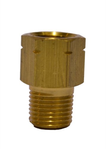 Trico FA-1017 Brass Central Lubrication Straight Adapter, 1/8