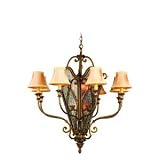 Corbett Lighting 48-48 Astor 14 Light Single Tier Chandelier in French Bronze with Antique Mirror glass
