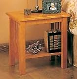 Mission Solid Oak Wood Bed-Side Night Stand