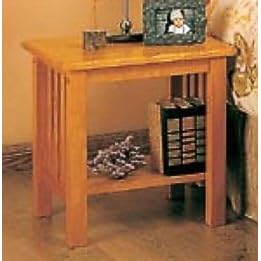 Mission Solid Oak Wood Bed-Side Night Stand