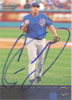 Carlos Zambrano, Chicago Cubs, 2004 Upper Deck Autographed Card