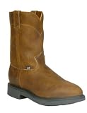 Justin Original Steel Toe Work Roper in Aged Bark