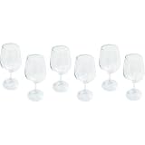 Woodard & Charles 6 Set of Red Wine / Water Glasses