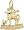 Sagittarius Charm, Gold Plated Silver