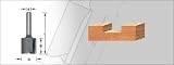 Amana Tool 45228 5/8 Straight Plunge Cutting - 2 Flute Router Bit 1/4 Shank